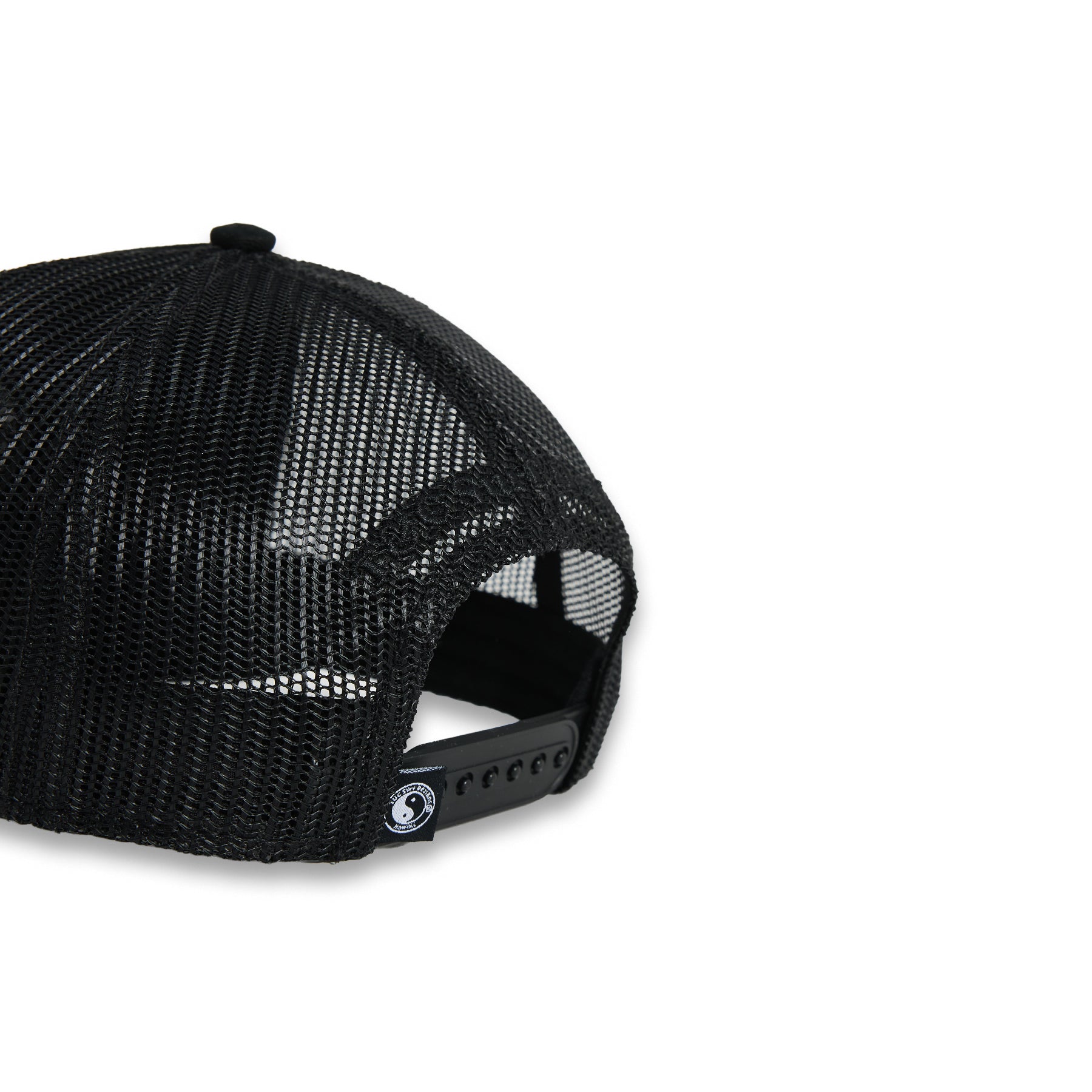 T&C Surf Designs YY Trucker Cap - Black Black White logo