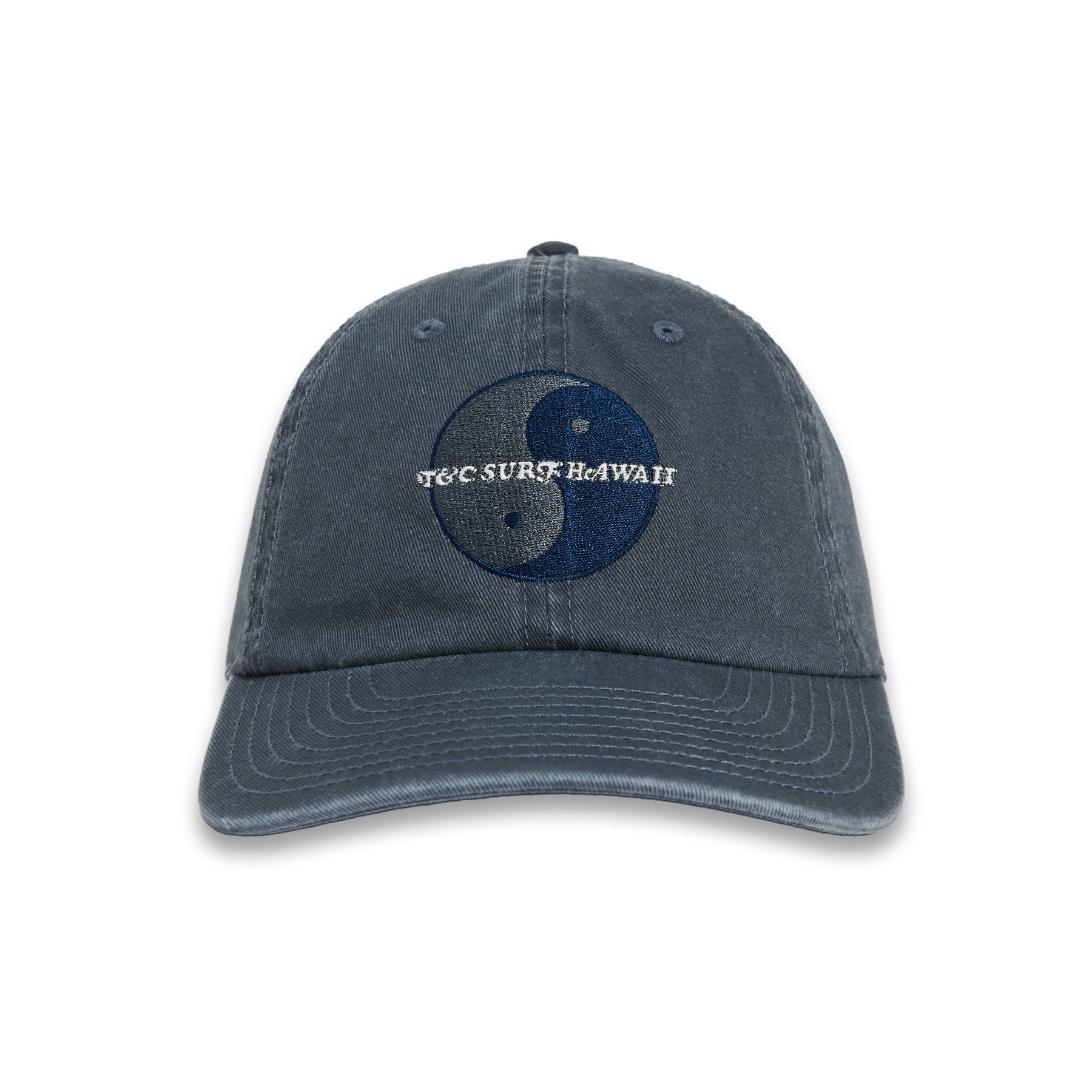 T&C Surf Designs TCSH Dad Cap - Dark Navy White Logo