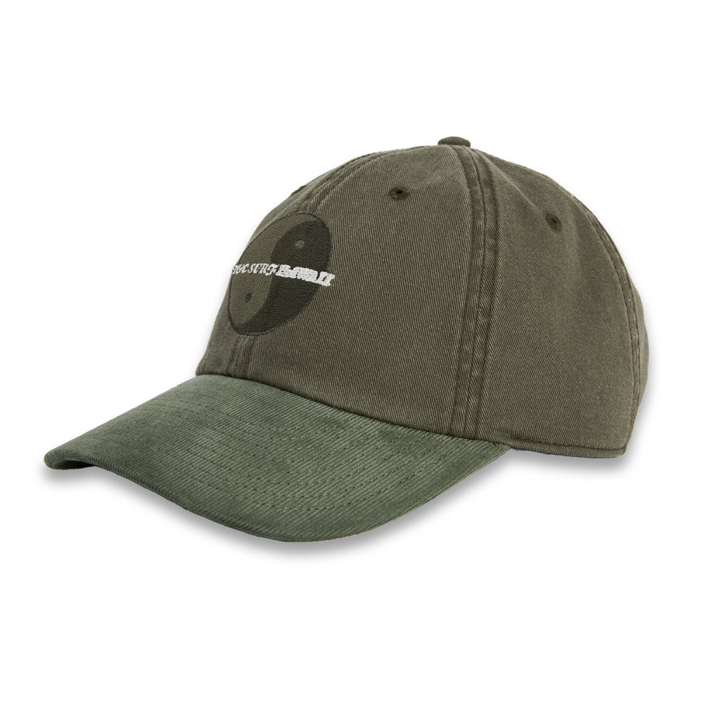 T&C Surf Designs TCSH Dad Cap - Military Green White Logo