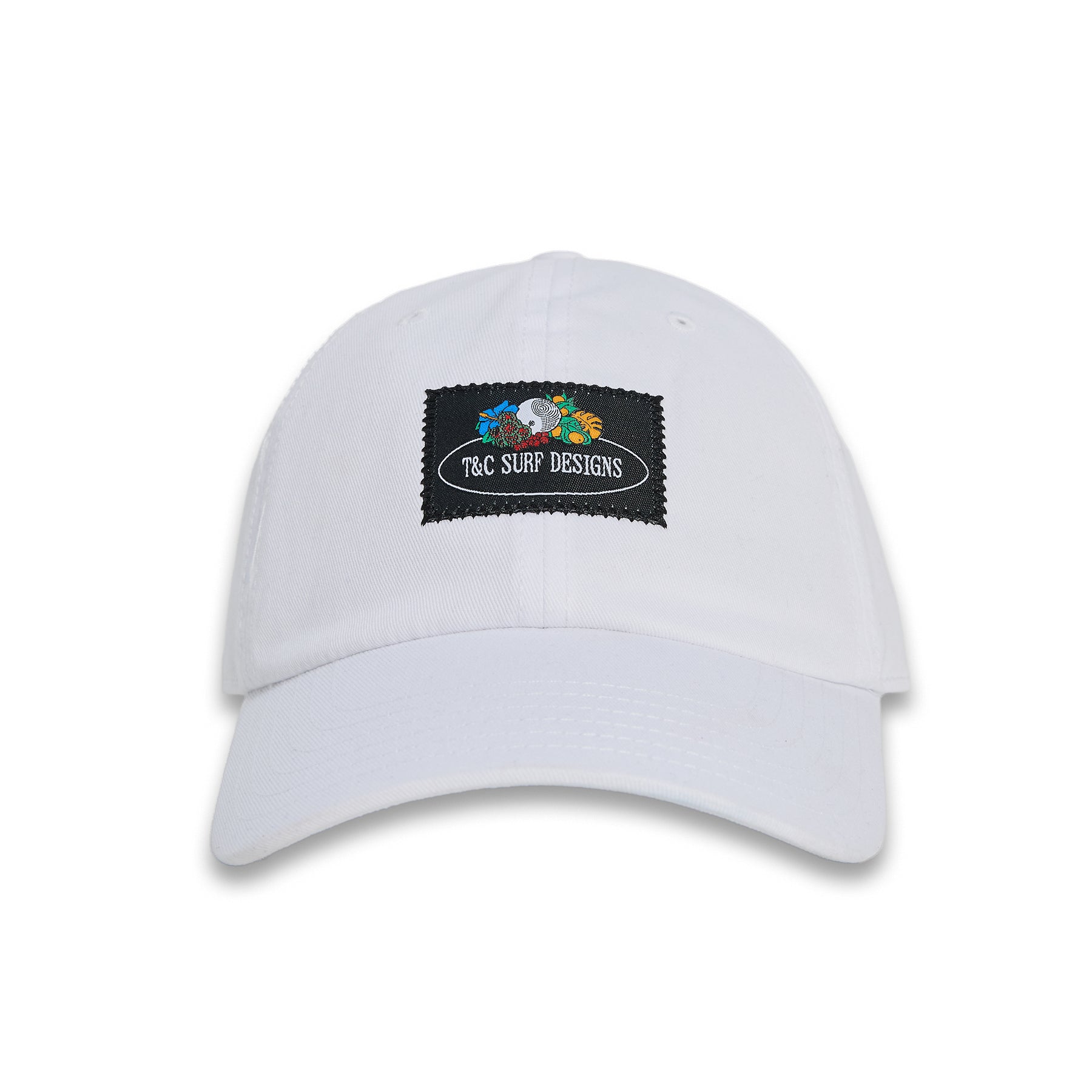 T&C Surf Designs Jon Of The Loom Dad Cap - White