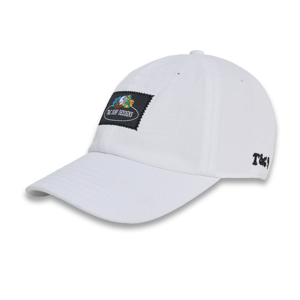 T&C Surf Designs Jon Of The Loom Dad Cap - White