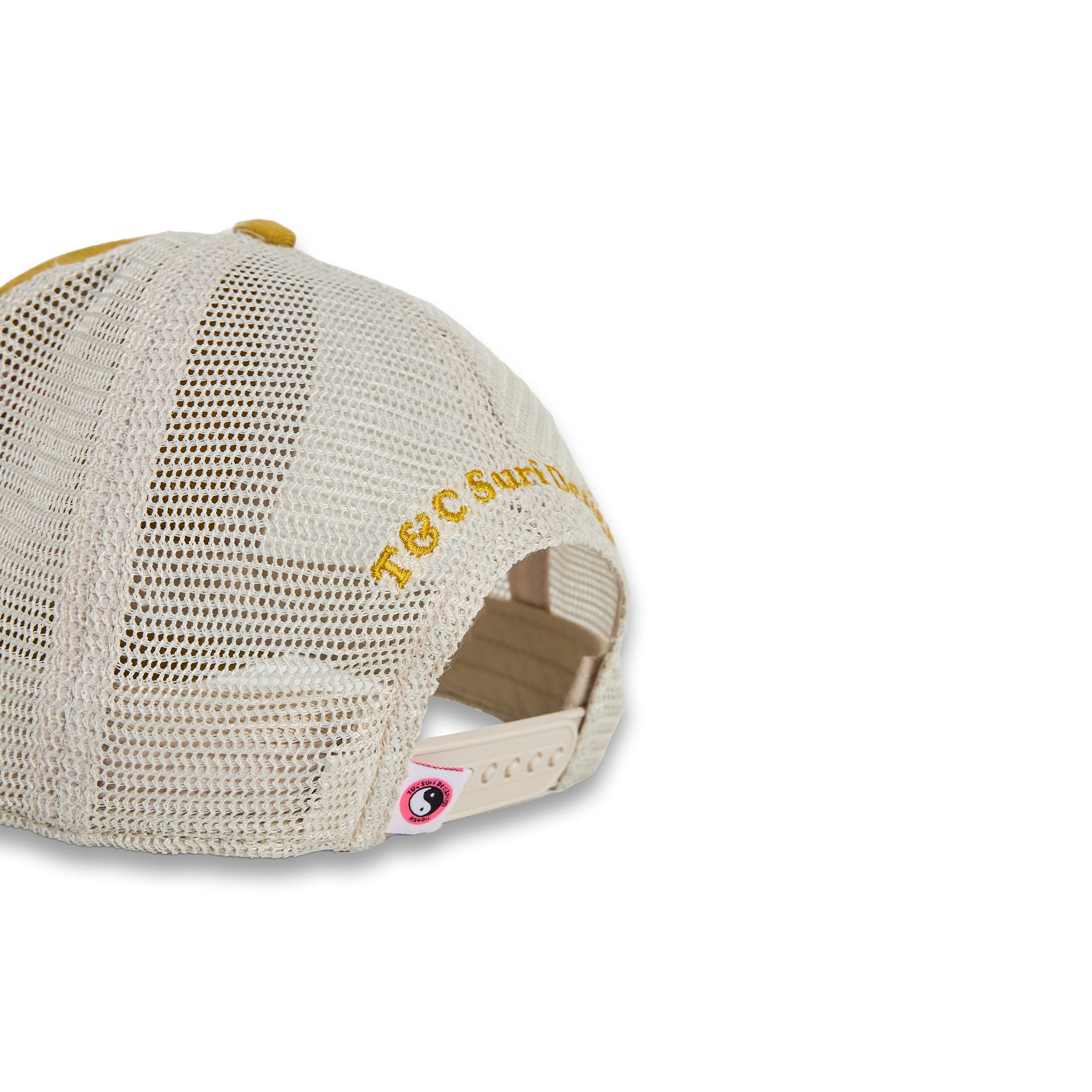 T&C Surf Designs Mai Tai Trucker Cap - Washed Mustard Stone