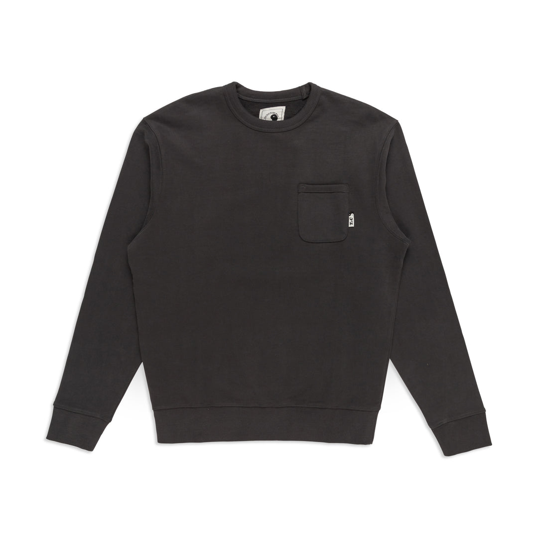 T&C Surf Designs Pearl Crew Fleece - Washed Black