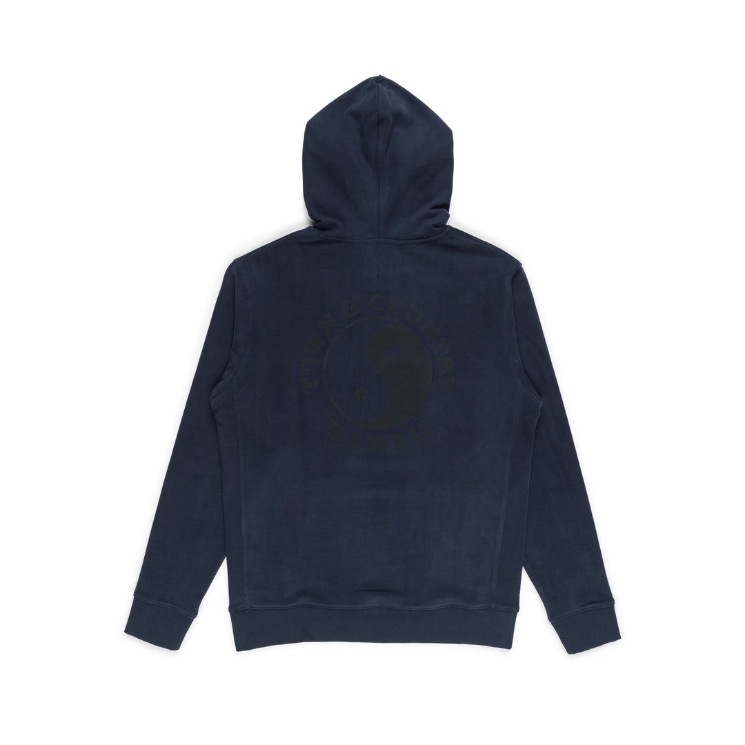 T&C Surf Designs YY Embossed Hooded Fleece - Dark Navy