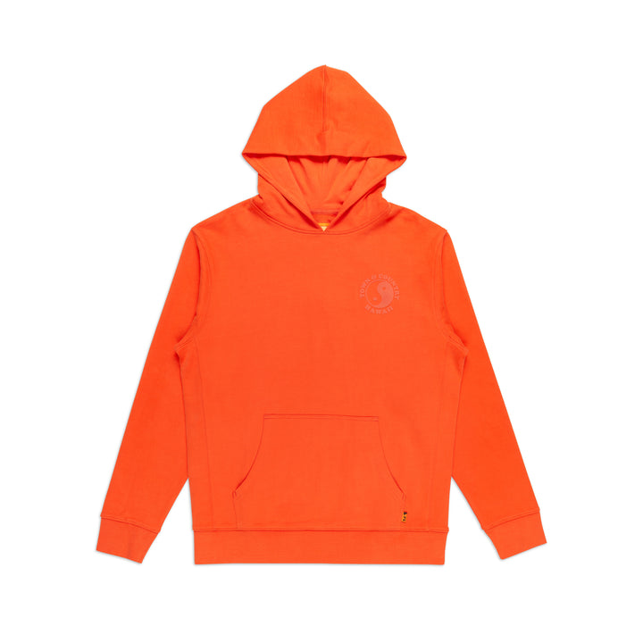 T&C Surf Designs YY Embossed Hooded Fleece - Tangerine