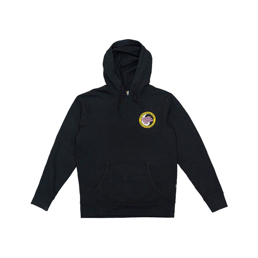 Bisous x T&C Hooded Fleece - Washed Black