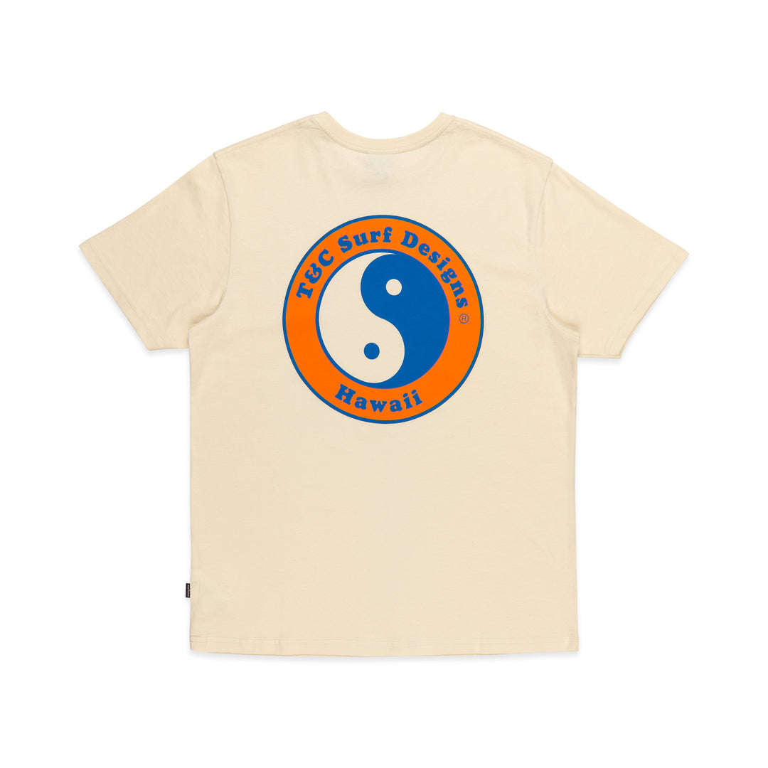 T&C Surf Designs YY Logo S/S Tee - Natural