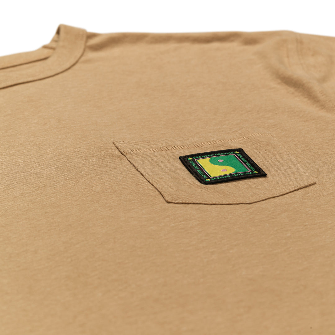 T&C Surf Designs OG Pocket S/S Tee - Sand