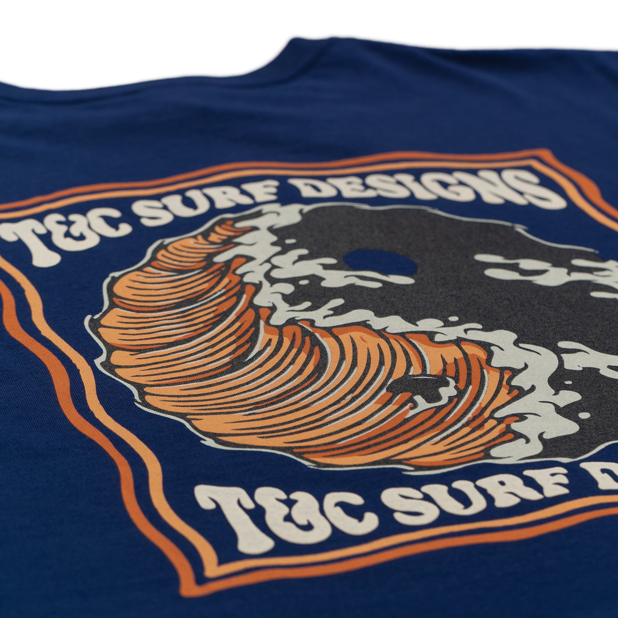 T&amp;C Surf Designs Wave S/S Tee - Navy