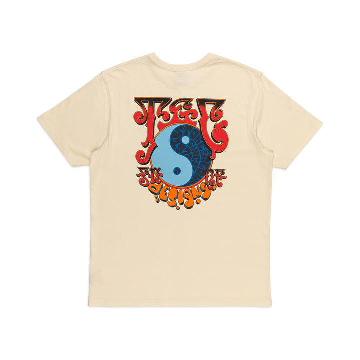 T&C Surf Designs Jon Logo S/S Tee - Natural