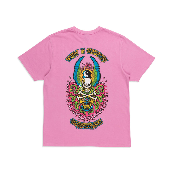 T&C Surf Designs Jon Wings S/S Tee - Rose