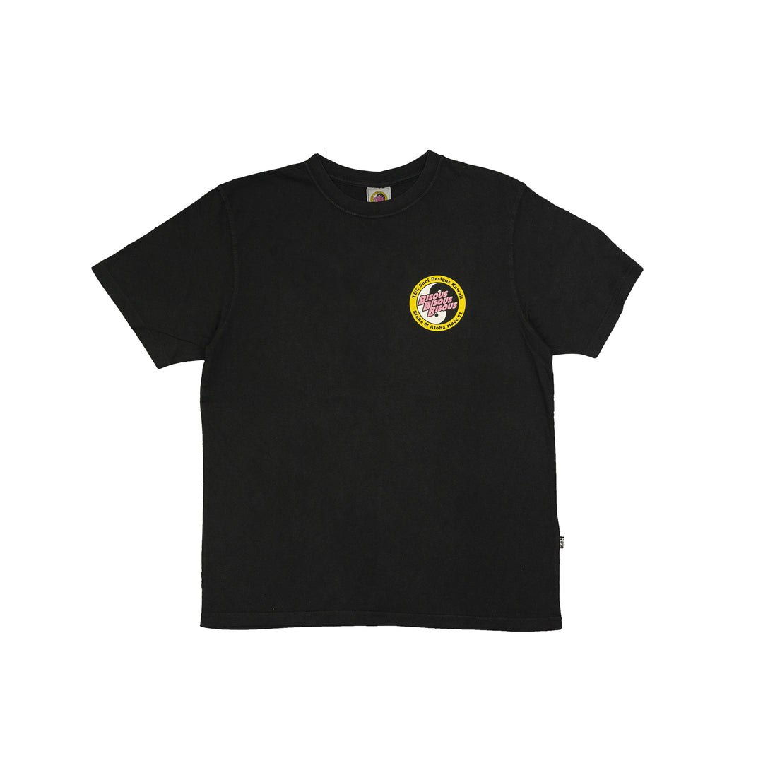 Bisous SS x T&C Tee - Washed Black