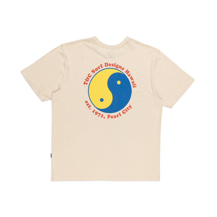 T&C Surf Designs OG Logo Tee - Natural