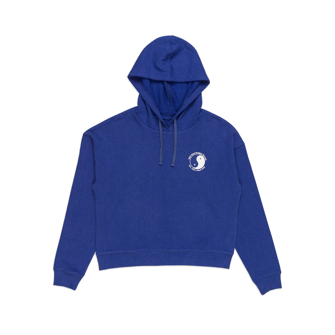 T&C Surf Designs Women OG Hooded Fleece- Porcelaine Blue