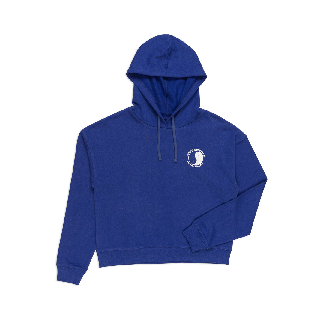 T&C Surf Designs Women OG Hooded Fleece- Porcelain Blue