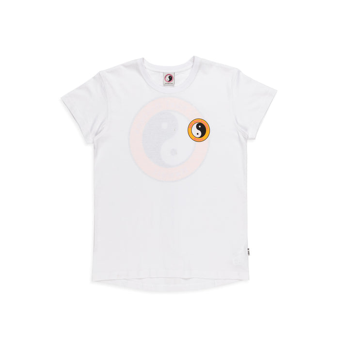 T&C Surf Designs Women YY Logo S/S Tee - White