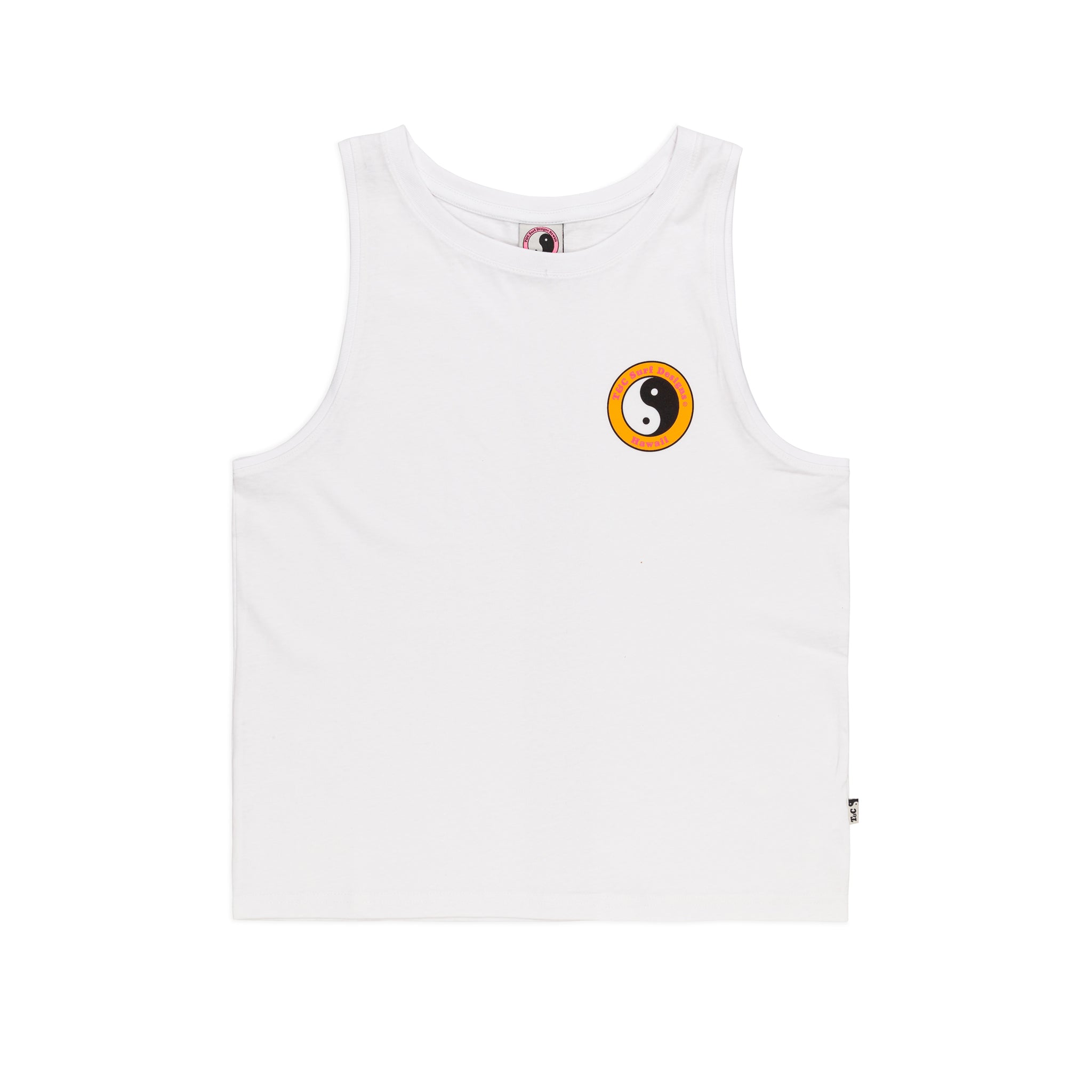 T&C Surf Designs Women Singlet Tee - White