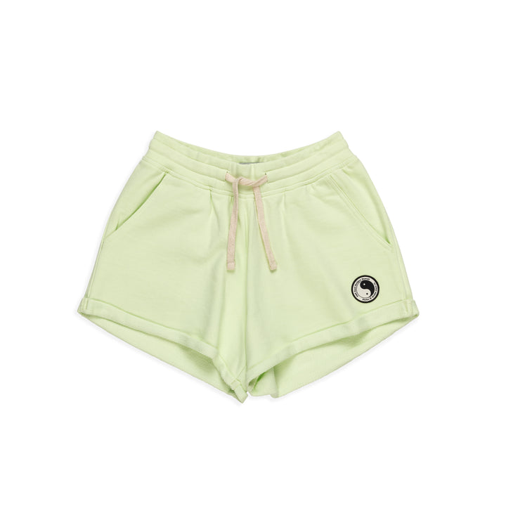 T&C Surf Designs Women YY Fleece Short- Lime Cream