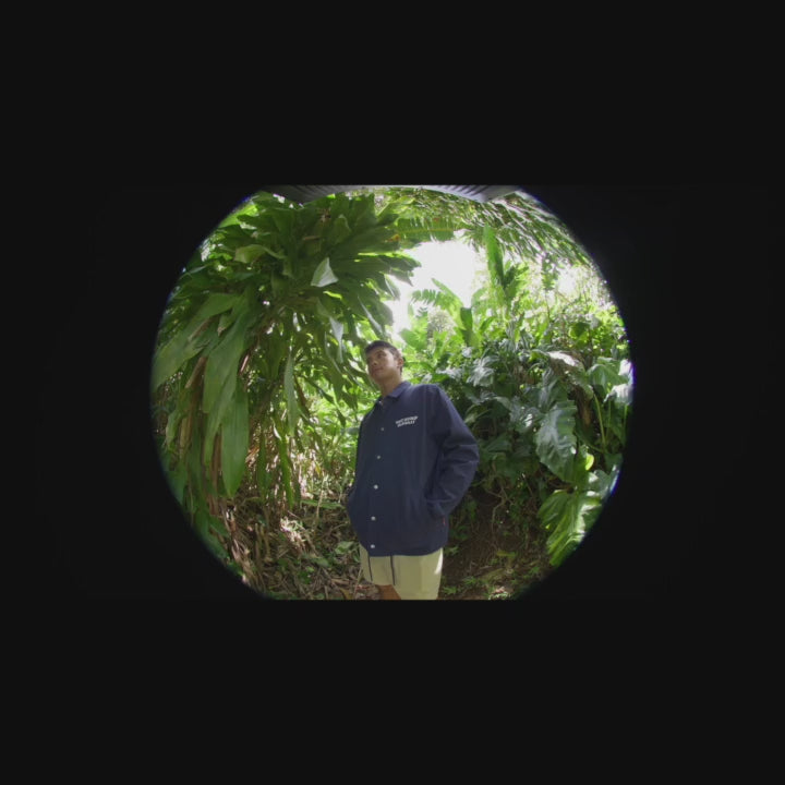 T&C Surf Designs Cotton Coach Jacket - Dark Navy