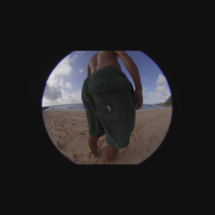 T&C Surf Designs Corduroy Beach Short 19'' - Dark Military
