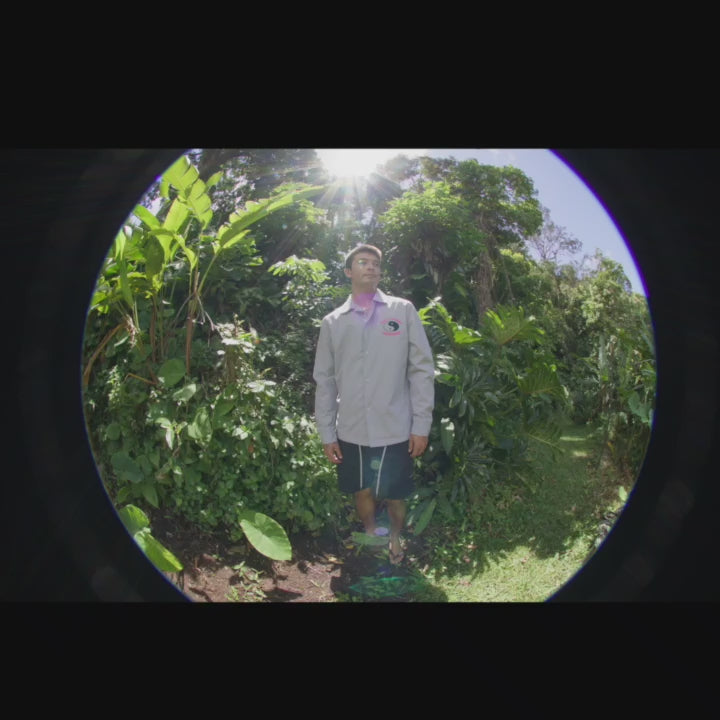 T&C Surf Designs Nylon Coach Jacket - Gray