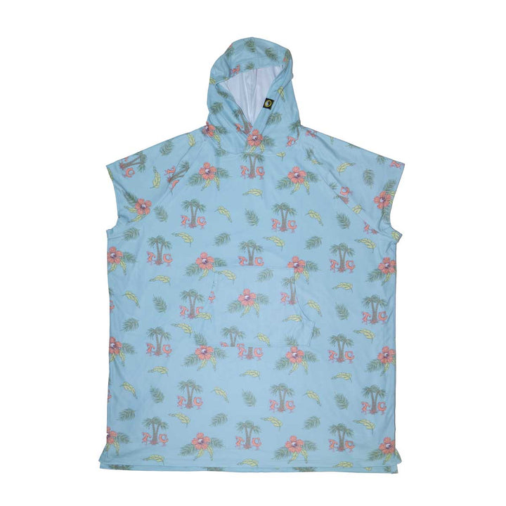 YY Poncho Aqua Micro Kenny print