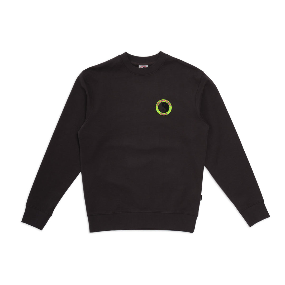 YY SKATE CREW FLEECE - Washed Black