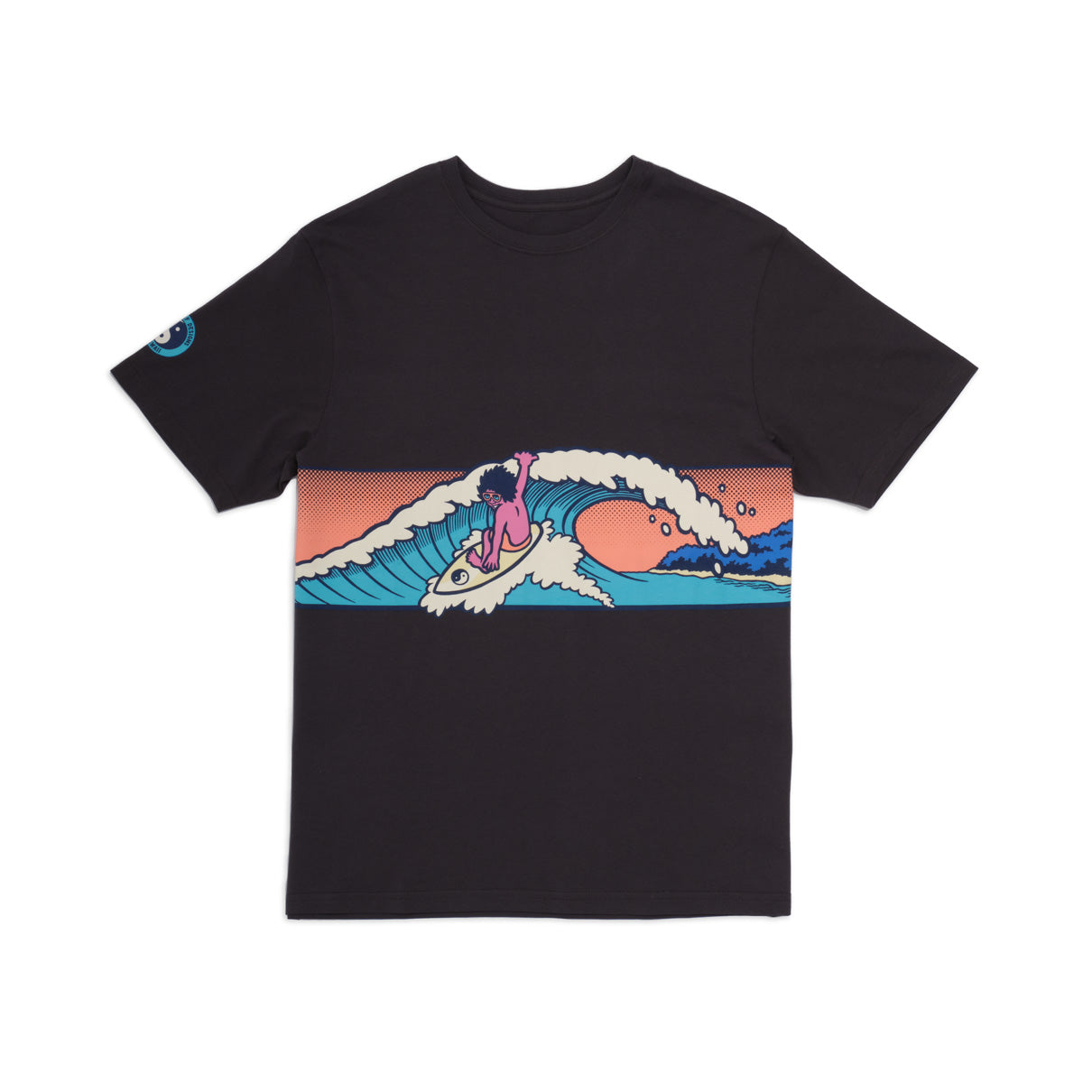 L. Turn S/S Tee Washed Black
