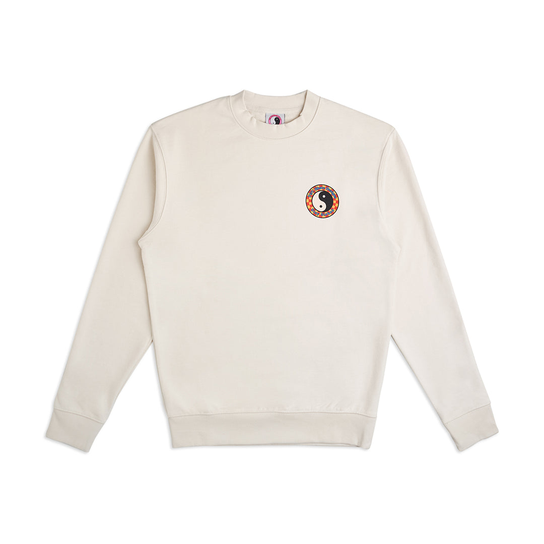 YY SKATE CREW FLEECE - Off White