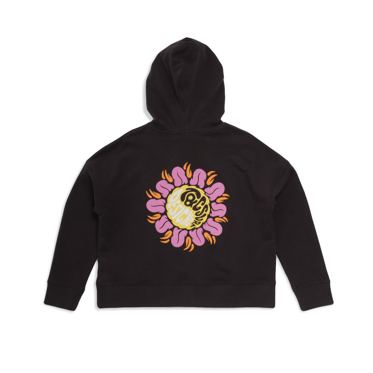 Sunflower Hooded Fleece - Washed Black