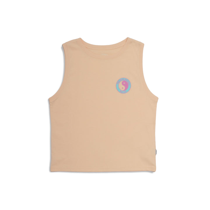 Women Singlet Tee - Washed Salmon