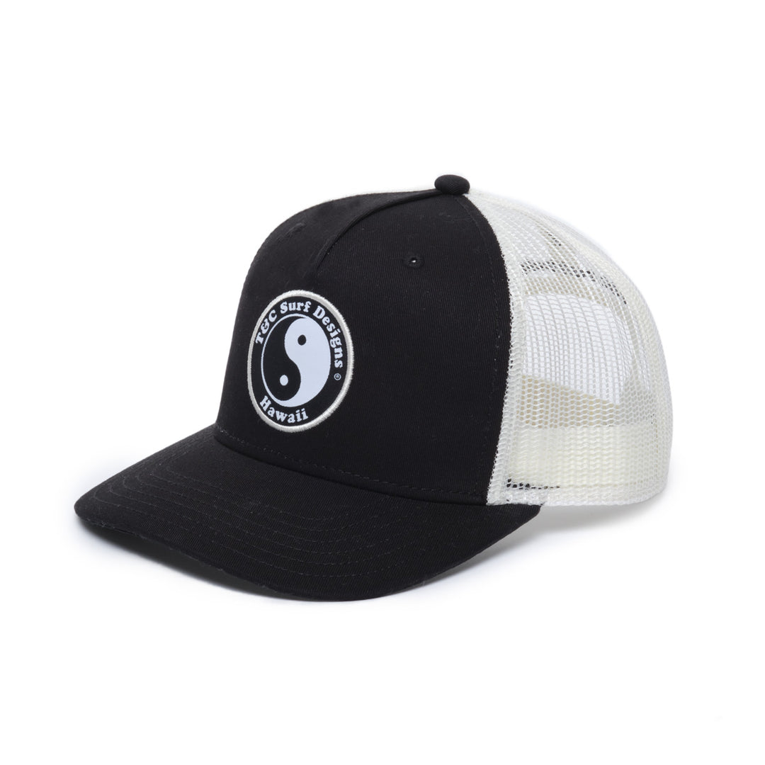 YY Trucker Cap - Black White Black