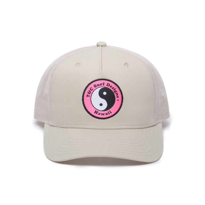 YY Trucker Cap - Greige Greige Pink